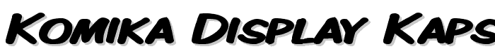 Komika Display Kaps Wide Bold font